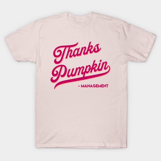 Thanks Pumpkin T-Shirt by Mixing with Mani